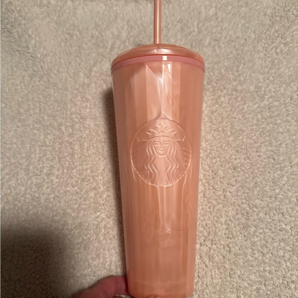 Starbucks Metallic Peach Tumbler